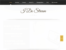 Tablet Screenshot of idostream.com